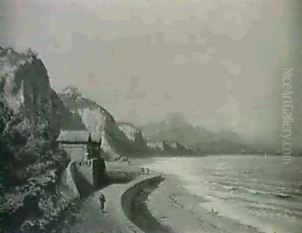 Bord De Mer Anime Oil Painting by Emile Godchaux