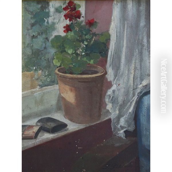 Naturmorte Oil Painting by Sadik Goektuna