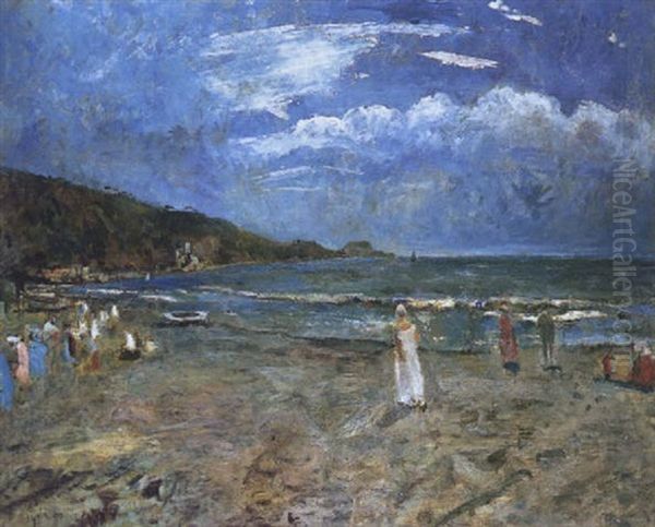 Vento Sul Mare Oil Painting by Emilio Gola