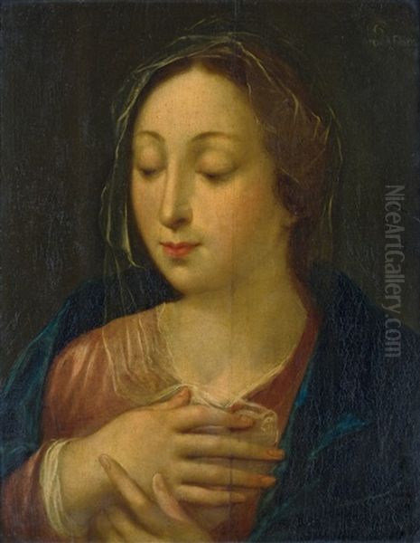 Die Madonna Im Gebet Oil Painting by Goltzius Hendrick