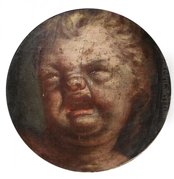Portrait D'un Enfant Pleurant Oil Painting by Goltzius Hendrick