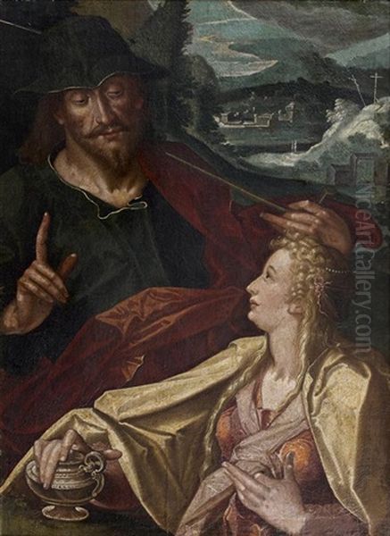 Le Christ Jardinier Oil Painting by Goltzius Hendrick
