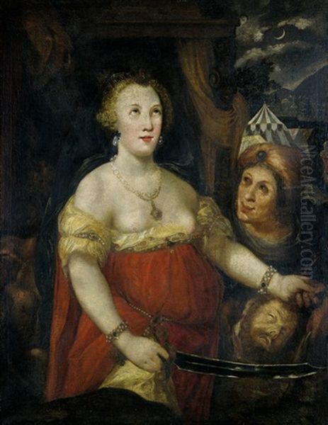 Judith Mit Dem Haupt Des Holofernes Oil Painting by Goltzius Hendrick