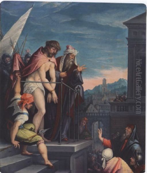 Ecce Hommo Oil Painting by Goltzius Hendrick