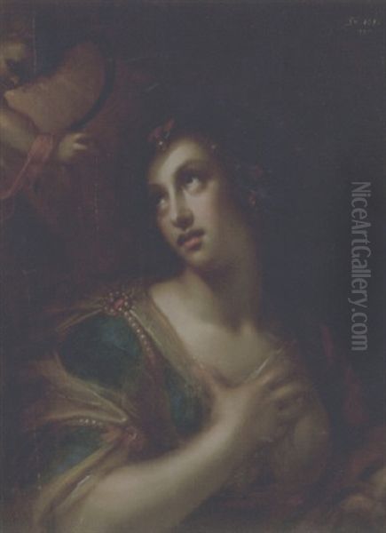 Tod Der Kleopatra Oil Painting by Goltzius Hendrick