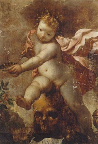 Homo Bulla Est Oil Painting by Goltzius Hendrick