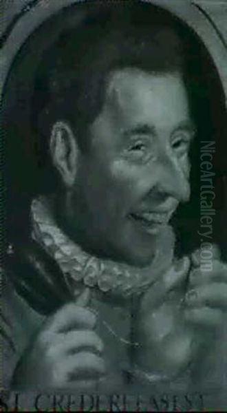 Bildnis Eines Schalksnarren Oil Painting by Goltzius Hendrick