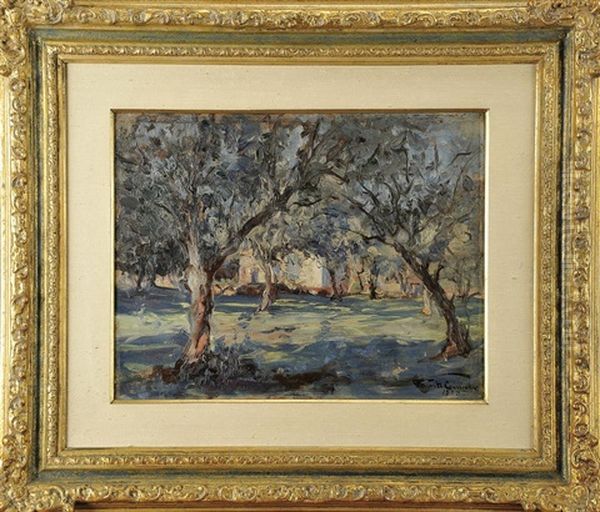 Paisagem Com Casa Oil Painting by Fausto Goncalves