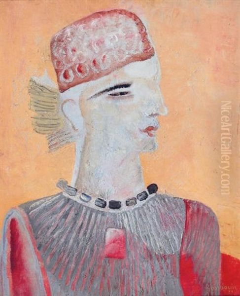 L'oriental Oil Painting by Emmanuel Gondouin