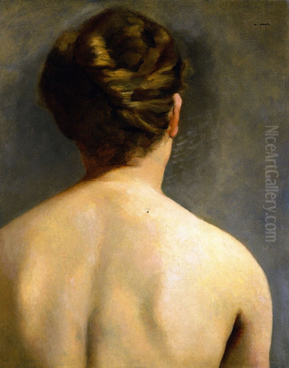 Le Chignon Oil Painting by Eva Gonzales