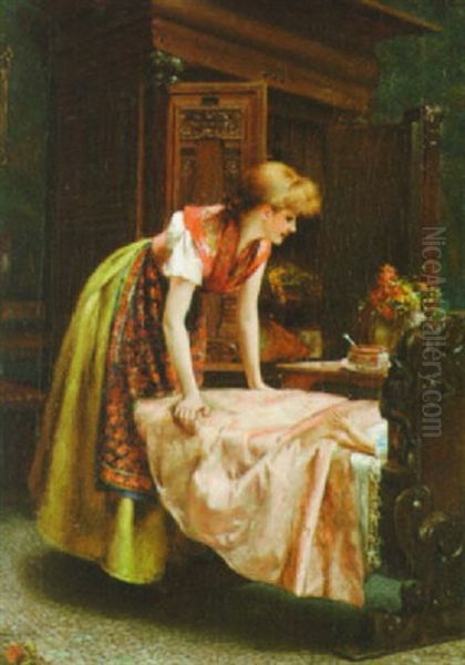 My Dear! Oil Painting by Maude Goodman