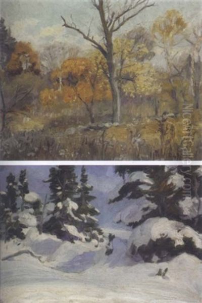 Fall Landscape Oil Painting by Philip Russell Goodwin