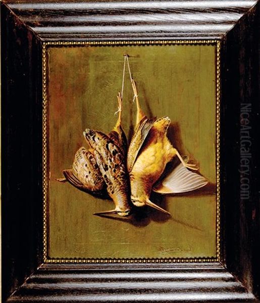 Woodcocks Oil Painting by Richard La Barre Goodwin