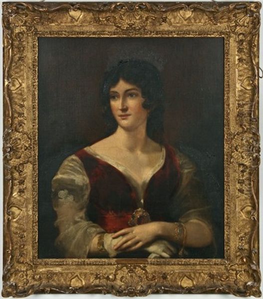 Portrait Of A Lady Oil Painting by John Watson Gordon