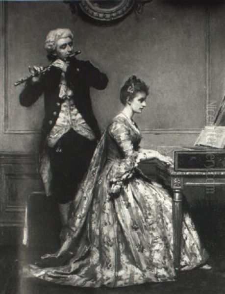 The Duet Oil Painting by Robert James Gordon