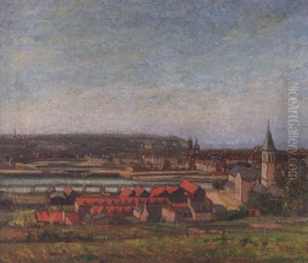 Dieppe Oil Painting by Spencer Frederick Gore