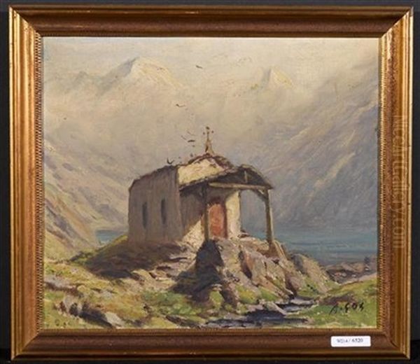 Bergkapelle Oil Painting by Albert H. Gos
