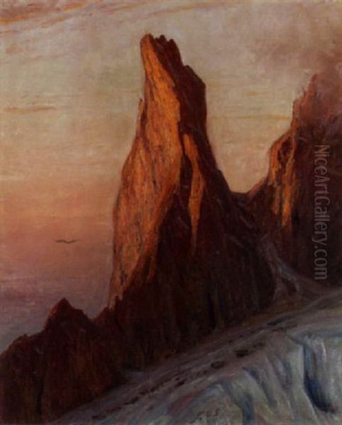 Pointe De La Maya Oil Painting by Albert H. Gos