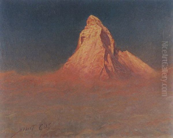 Das Matterhorn Oil Painting by Albert H. Gos