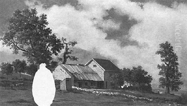 Grange Gabi Oil Painting by Albert H. Gos