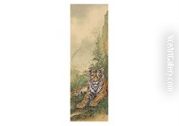 Active In The Calmness Oil Painting by Mio Goseki