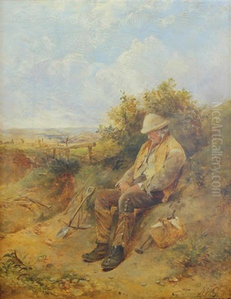 Noon Oil Painting by William Gosling