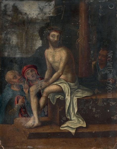 Le Christ Aux Outrages Oil Painting by Jan Gossaert