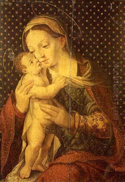 Vierge A L'enfant Oil Painting by Jan Gossaert