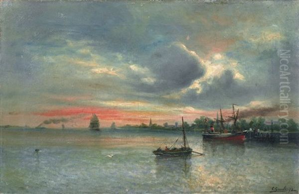 Seestuck Oil Painting by Gosselin, Charles