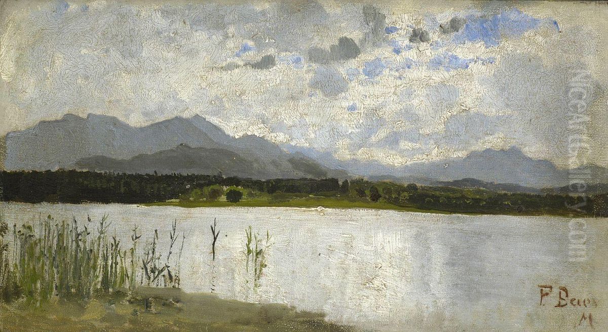 Auf Der Fraueninsel Oil Painting by Fritz Baer