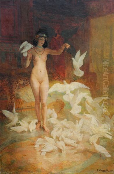 La Belle Egyptienne Oil Painting by Pierre Gourdault