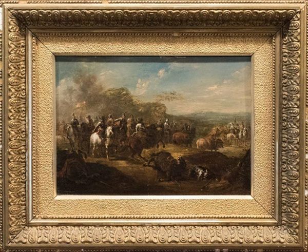 Conquistadors After Battle Oil Painting by Francisco Goya Fuendetodos