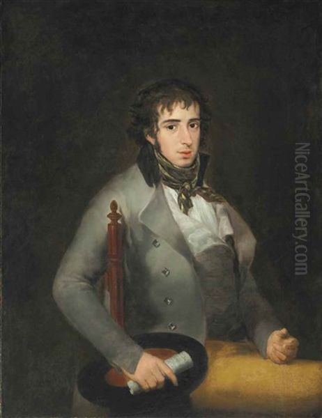 Portrait Of Don Isidro Gonzalez Velasquez (1765-1840), Three-quarter-length Oil Painting by Francisco Goya Fuendetodos