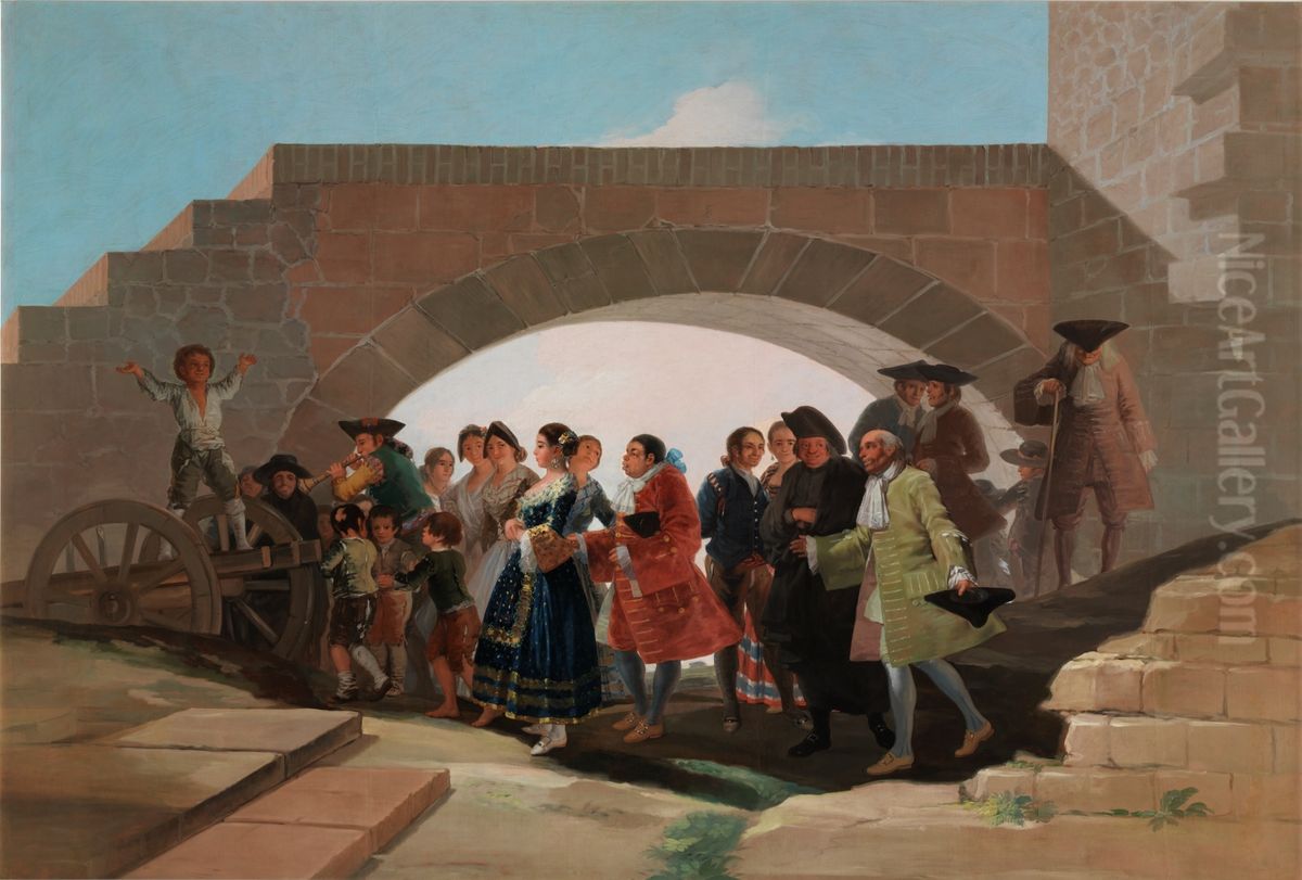 La Boda Oil Painting by Francisco Goya Fuendetodos