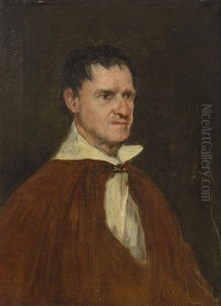 A Portrait Of A Gentleman, Thought To Be A Brother Of Goya Oil Painting by Francisco Goya Fuendetodos