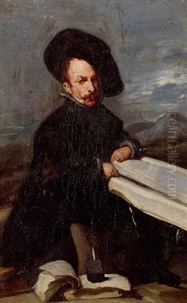 El Primo Oil Painting by Francisco Goya Fuendetodos