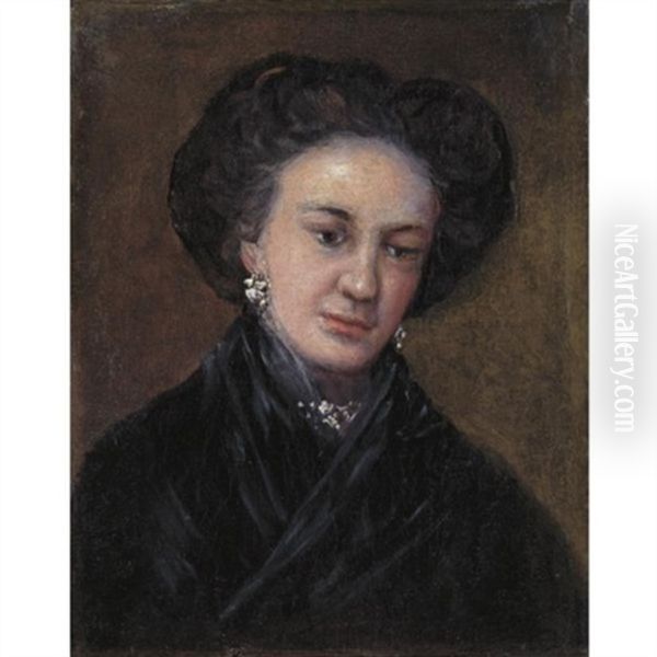 Portrait Of The Actress Rita Luna Oil Painting by Francisco Goya Fuendetodos