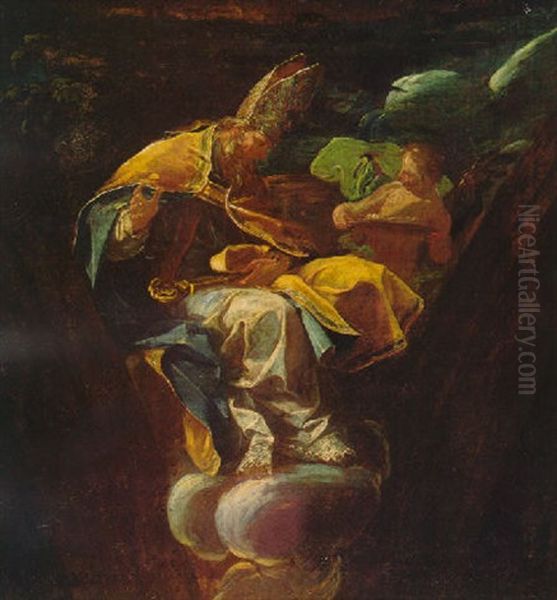San Agustin Oil Painting by Francisco Goya Fuendetodos