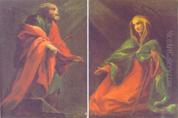 San Joaquin Oil Painting by Francisco Goya Fuendetodos