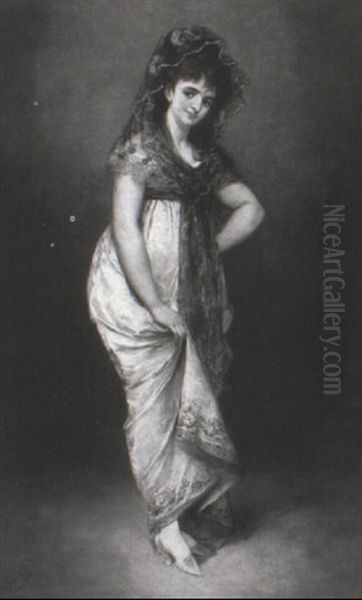 Marquesa De Tudo Oil Painting by Francisco Goya Fuendetodos