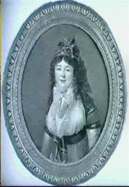 Damportratt Oil Painting by Francisco Goya Fuendetodos