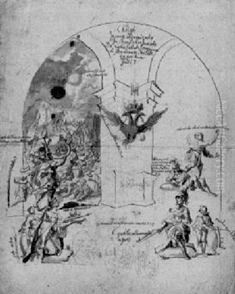 Szenen Aus Dem Leben Gideons Oil Painting by Johann Michael Grabenberger