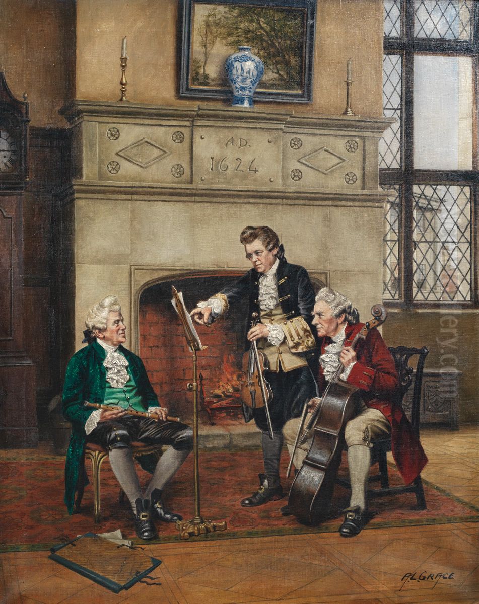 The Inquisistion Oil Painting by Alfred Lyndon Grace