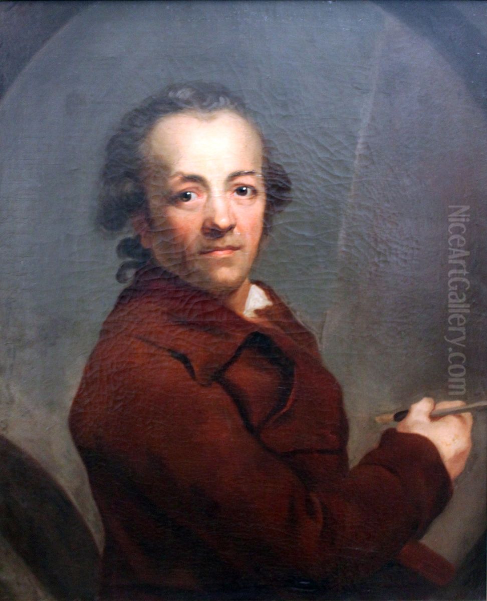 Self-portrait Oil Painting by Anton Graff