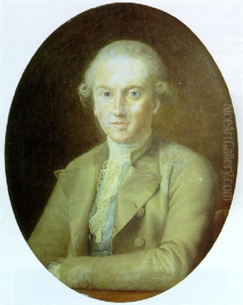 Portrait De Friedrich Kagenegg Oil Painting by Anton Graff
