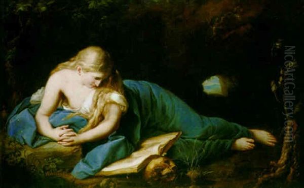 Saint Mary Magdalen Oil Painting by Anton Graff