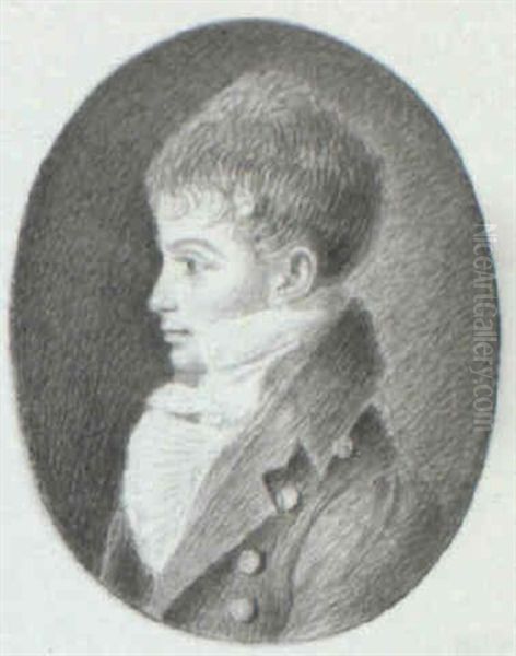 Young Boy In Waistcoat And Cravat Oil Painting by Anton Graff