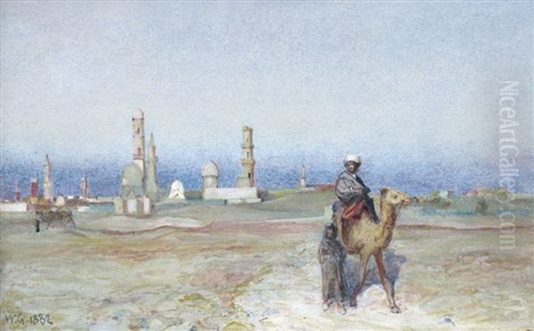 Alla Tomba Del Mamelucco, Cairo Oil Painting by William Graham