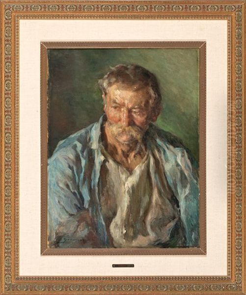 Anciano Oil Painting by Luis Graner y Arrufi