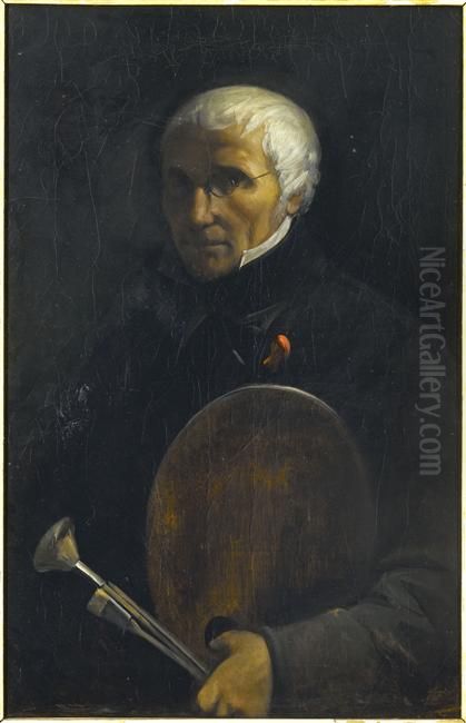 Autoportrait Oil Painting by Francois Marius Granet